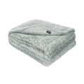 Gray 24x29 Inch Fluffy Fleece Dog Blanket U3613