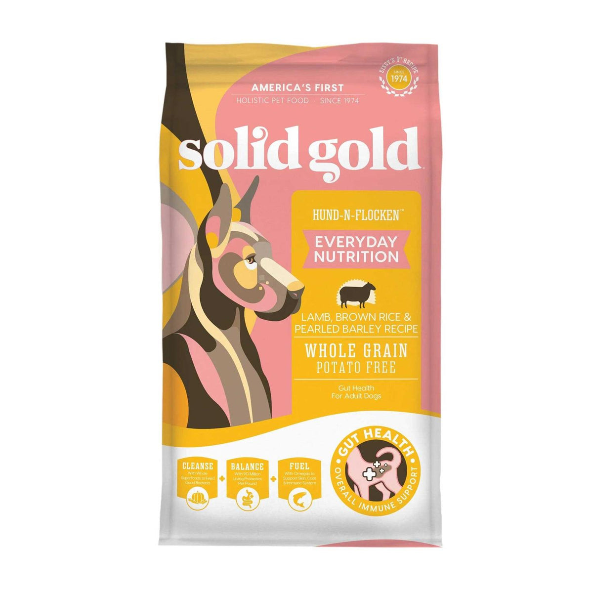 Solid Gold Hund-N-Flocken Dry Dog Food Lamb Z70452