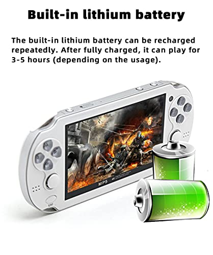 Handheld Game Console 4.3 inch Double Joystick 8GB 2200 Retro Game Portable Black H7363
