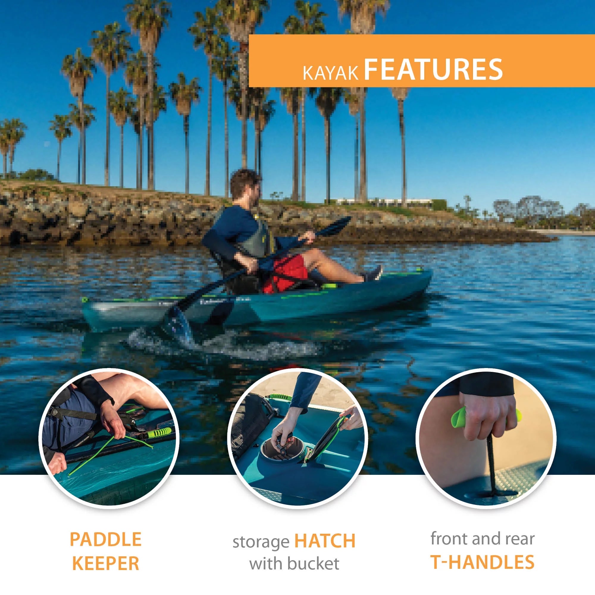 123 inch Sit-on-Top Kayak T3130