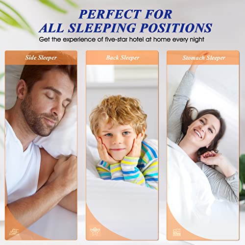 King Size Set of 2 Cooling Pillows with Down Alternative Filling K727