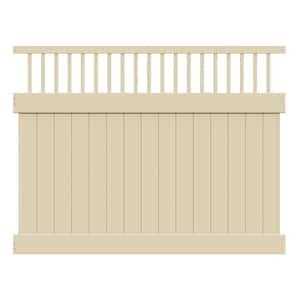 Vinyl Lattice Top Fence Panel A250918