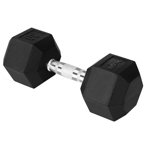 Chrome Hex Dumbbells 5-50 LBS Single W564