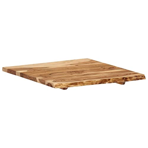 Solid Acacia Wood Table Top 22.8" x(19.7"-23.6") x1 H852613