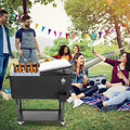 80 Quart Rolling Ice Chest with Shelf U57852