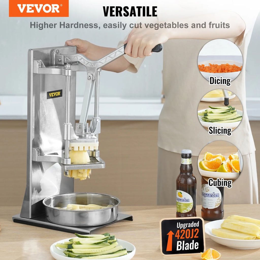 Commercial Vegetable Dicer French Fry Cutter with 4 Blades C20968