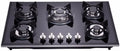 30 inch Gas Cooktop Tempered Glass 5 Burners Stove Top A7614
