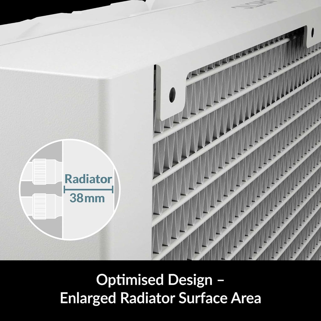 White 240 CPU AIO Water Cooler Z43410