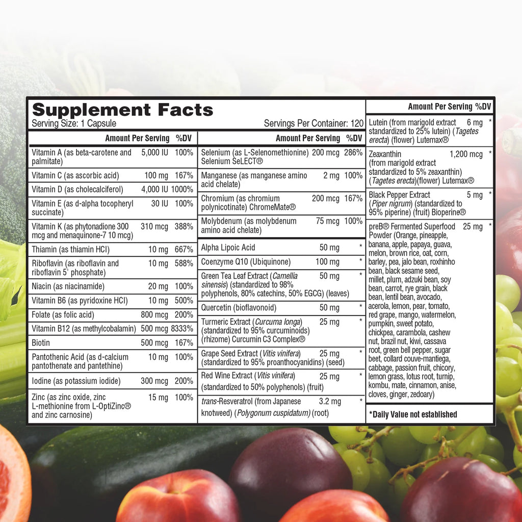 2 Packs Multivitamin, 120 Vegetarian Capsules H368950