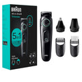 5-in-1 Trimmer for Men with Beard Trimmer, Ear & Nose Trimmer, Hair Clippers, Black D699