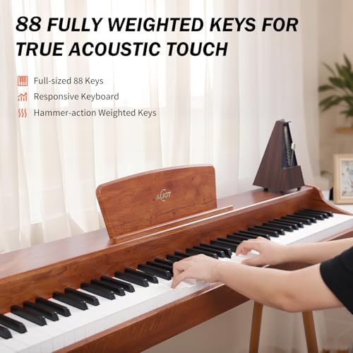 88-Key Weighted Action Digital Piano with Triple Pedal J74071