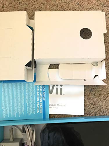 White Wii Console with Mario Kart Wii Bundle P4616