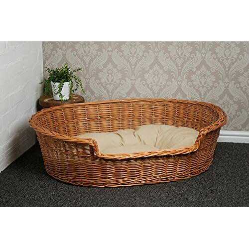 Wicker Dog Bed Basket S42790