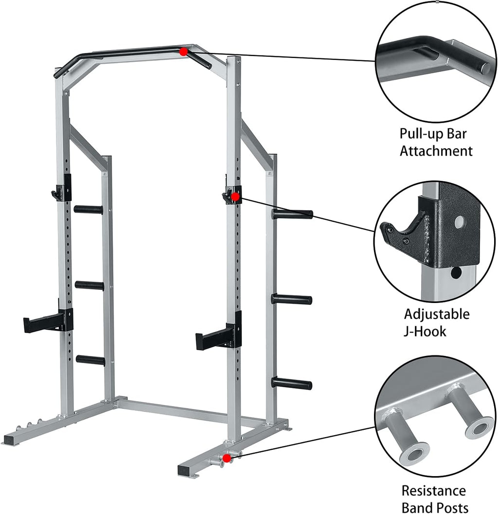 Power Rack Squat Stand Weight Rack with Pull Up Attachment S7060