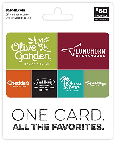 $60 Multi-Pack Gift Cards T274