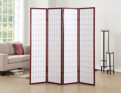 Natural 4 Panel Room Divider C515