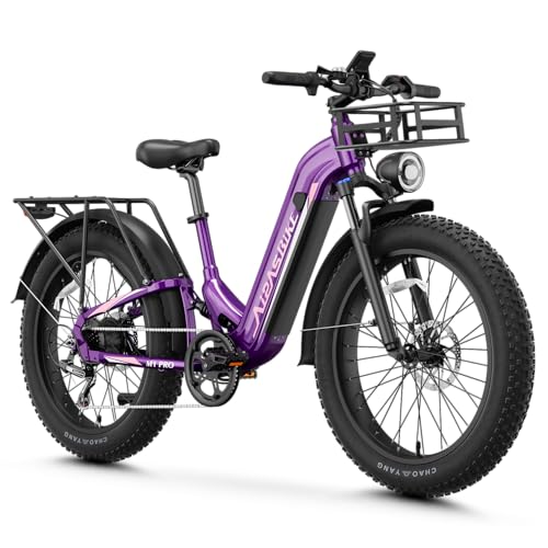 M1 Pro Electric Bike, 1800W Peak Motor, 48V 17.5Ah, 26'' x 4.0'' Fat Tire, 7 Speed, Dual Suspension N941939