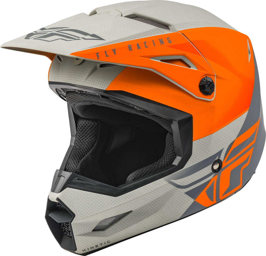 Matte Orange/Grey Helmet V30758