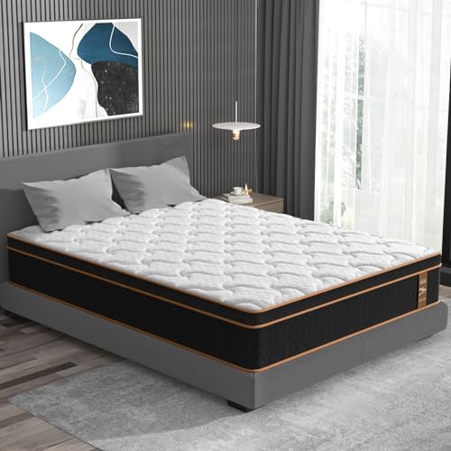 12 Inch Hybrid Innerspring Mattress with Gel Memory Foam A917
