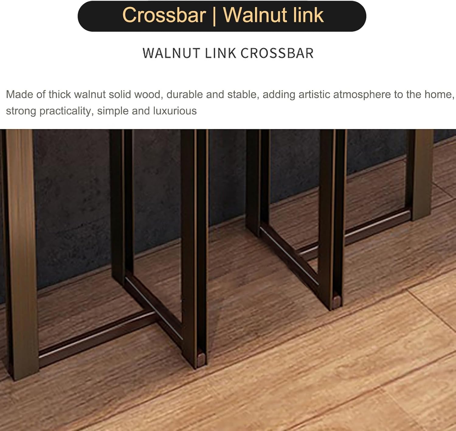 Narrow Entryway Table with Geometric Metal Base J266848