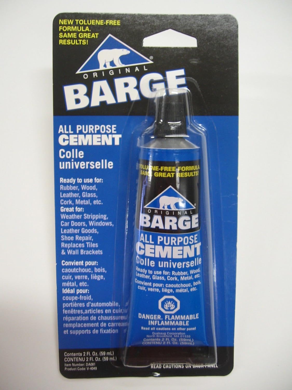 Barge All Purpose Cement Leather Glue 2 oz Tube R216441