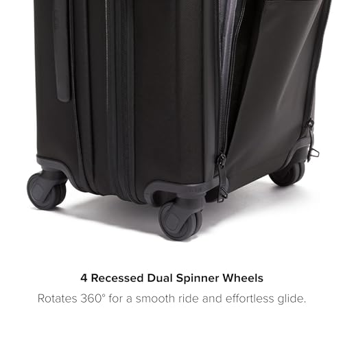 Black Expandable 4 Wheeled Carry-On Suitcase Q785799