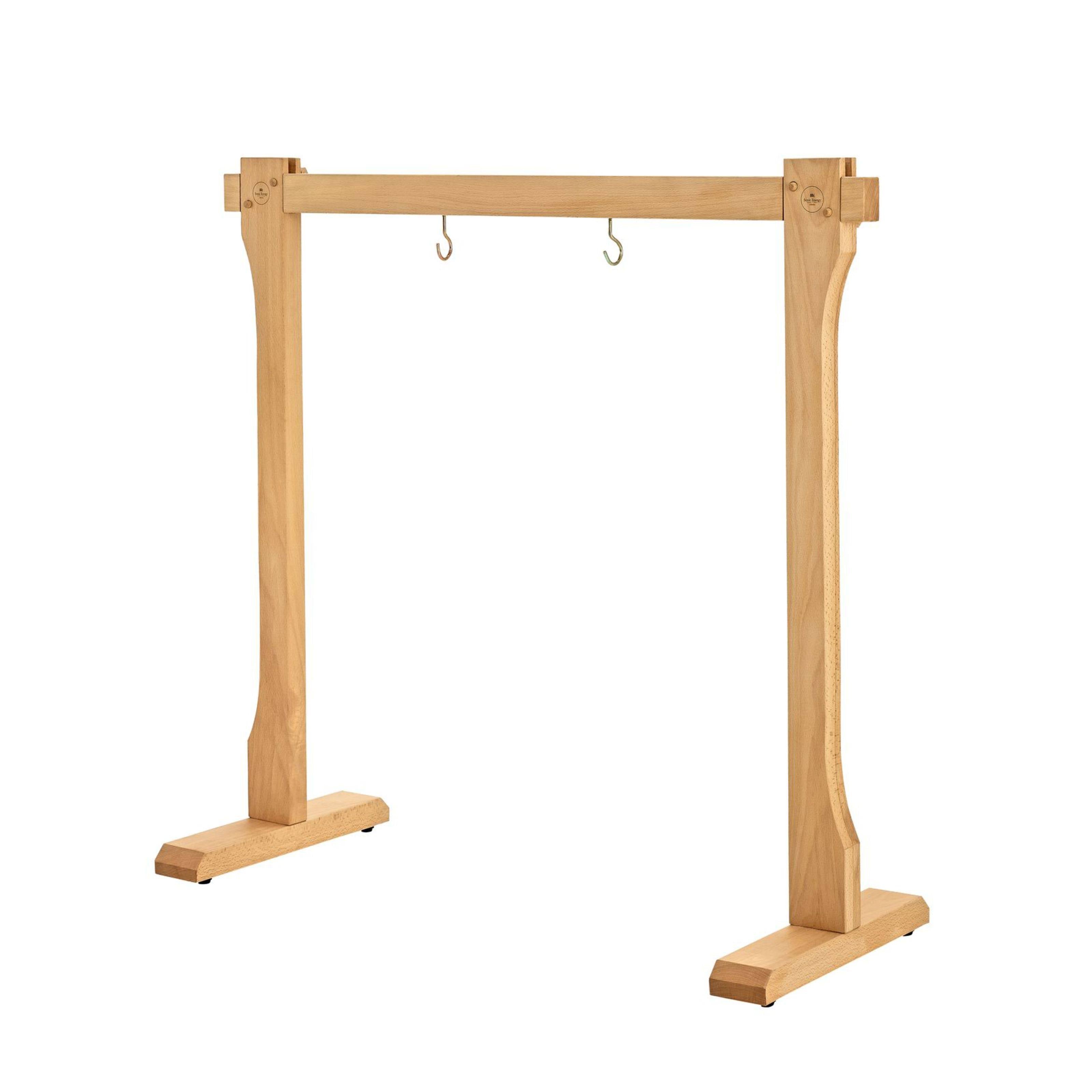 Medium Beech Wood Gong Stand Z534