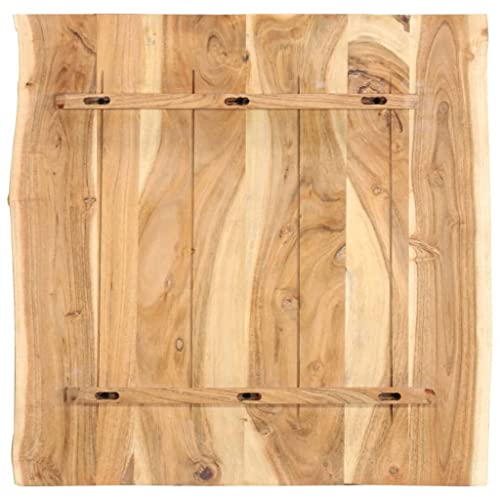 Solid Acacia Wood Table Top 22.8" x(19.7"-23.6") x1 H852613