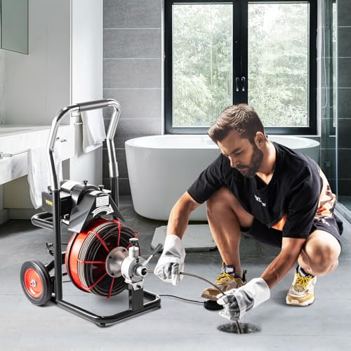 Drain Cleaner Machine with Foldable Handle U9906