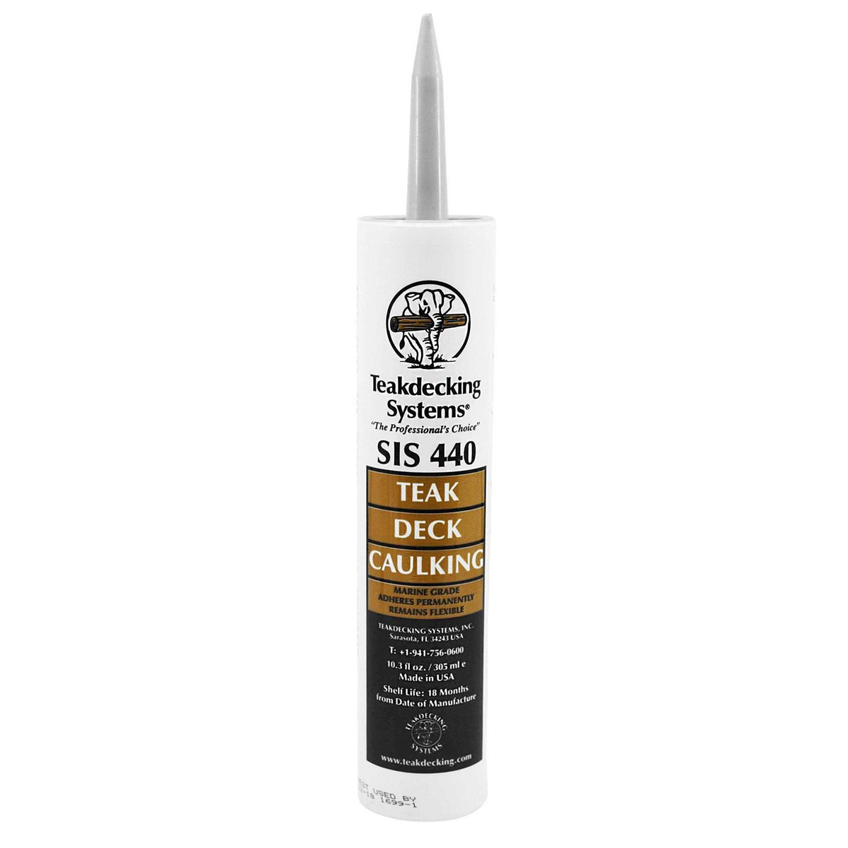 Gray 10.3 oz. Teak Deck Caulking S265441