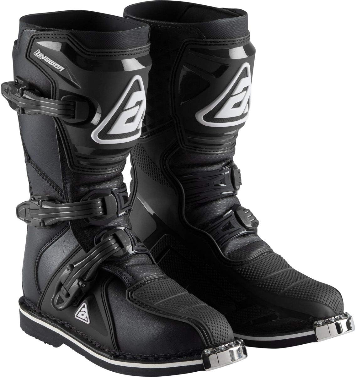 Youth 1 Black Motocross Boots F56542