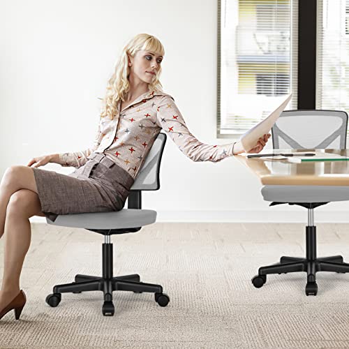Black Mesh Desk Chair with Wheels J1112