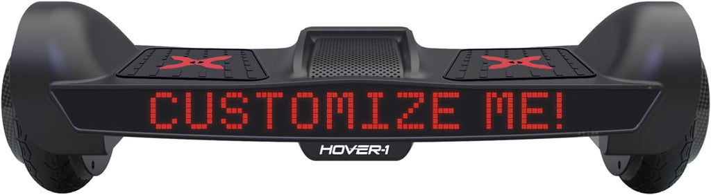 Electric Self-Balancing Hoverboard with Customizable Screen, Dual 150W Motors, 7 mph Max Speed, 7 Miles Max Range G674713