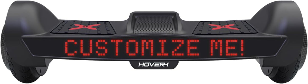 Electric Self-Balancing Hoverboard with Customizable Screen, Dual 150W Motors, 7 mph Max Speed, 7 Miles Max Range G674713