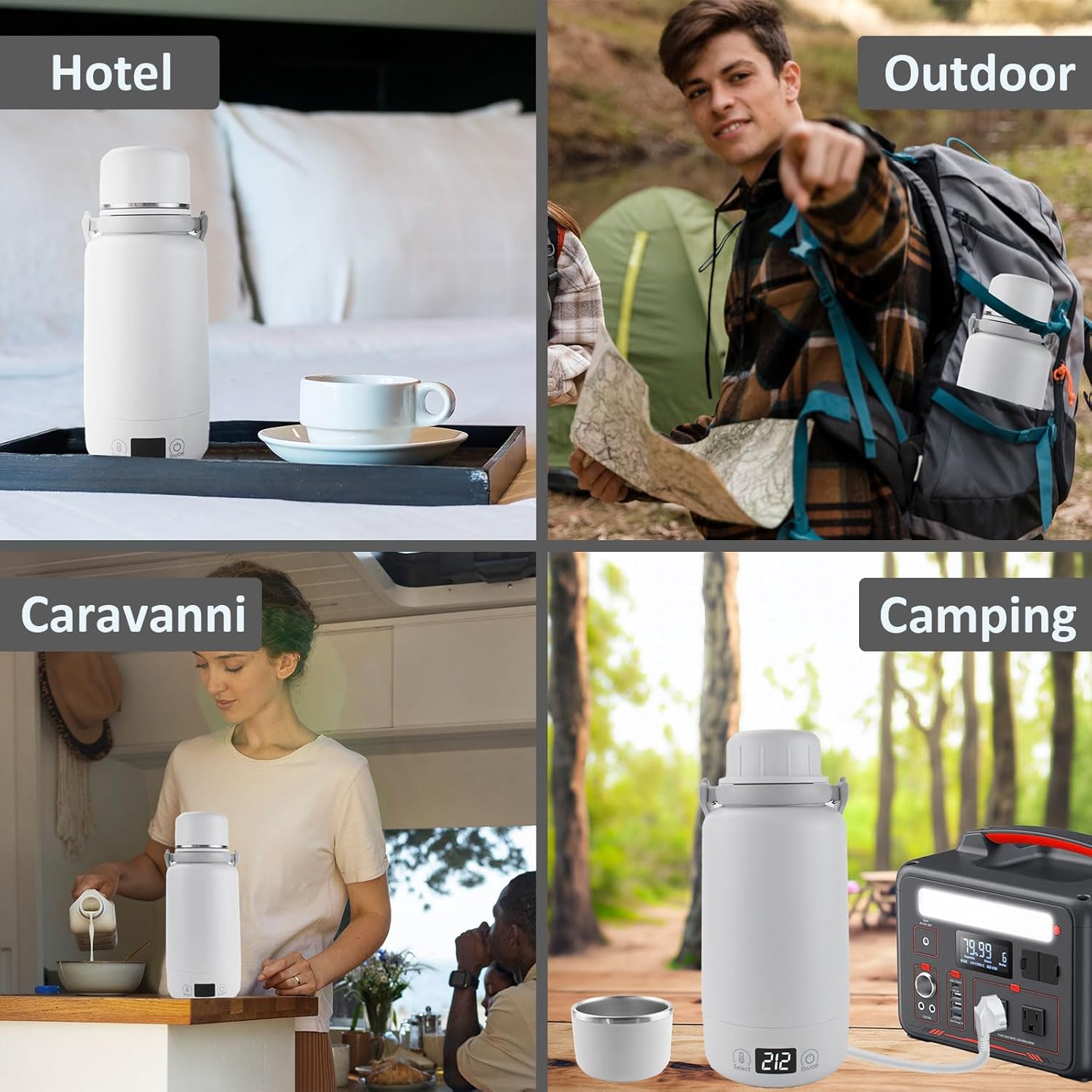 1L Electric Kettle with Temperature Control and LCD Display P3045