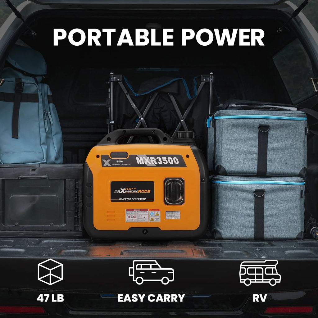 3500W Ultralight Electric Start Portable Inverter Generator U82542