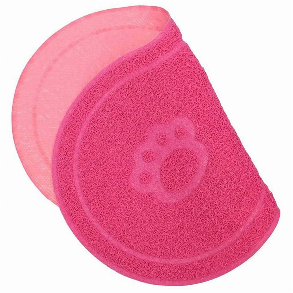 Rose Red Waterproof Non-Slip Pet Feeding Mat B552