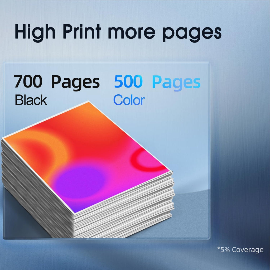 63XL Black and Color Ink Cartridge Combo Pack E204
