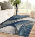 Blue 8x10 Area Rug S360