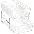 2 Tier Pull-Out Sliding Drawer Under-Sink Storage Organizer Tray O2684