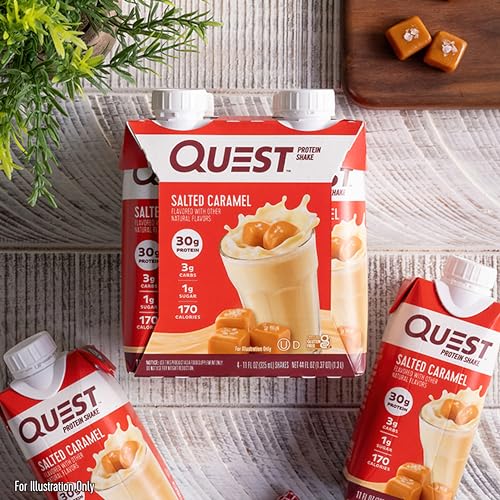 11 fl.oz 4 Count (Pack of 3) Salted Caramel Protein Shake X892