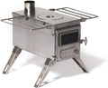 800 Cubic Inch Tent Stove with Chimney Pipe P991