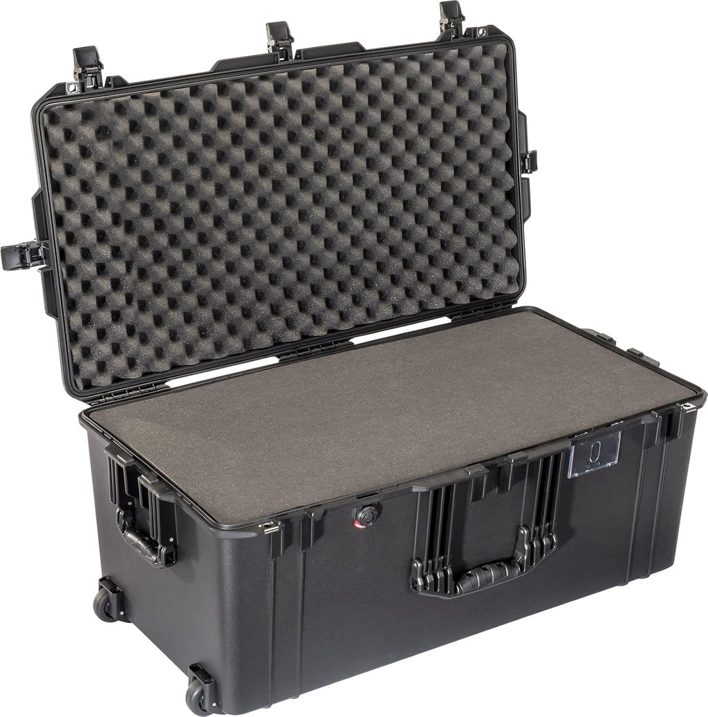 Black 1646 Air Case with Wheels and Foam O773491