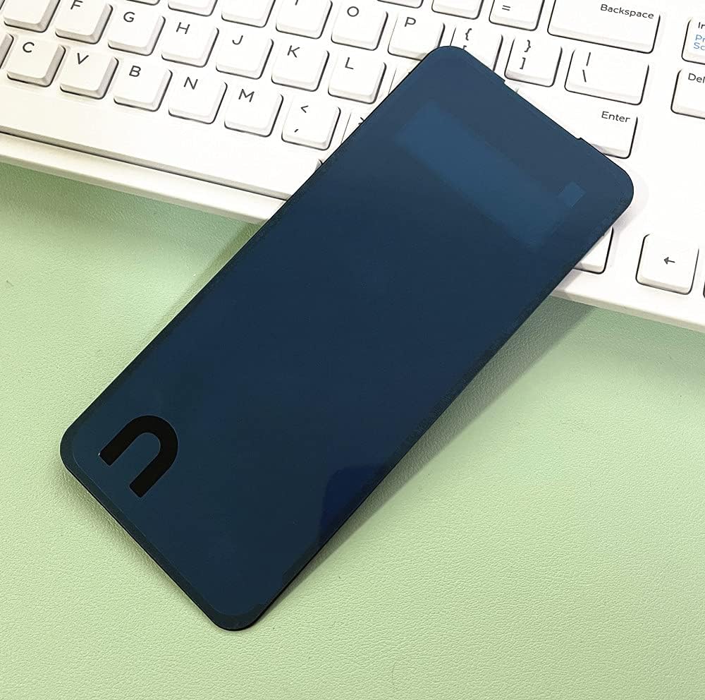 Black Front Glass Replacement with Pre-Installed Tape Parts Back Glass for LG V60 ThinQ Dual Screen Z34938