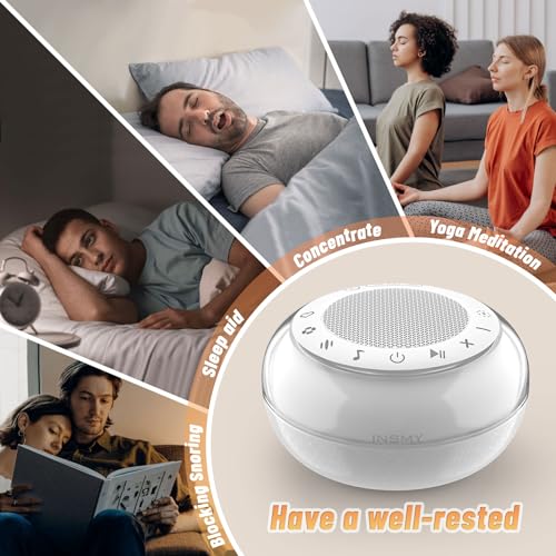 White Noise Machine with 35 Soothing Sounds and Nightlight H29639