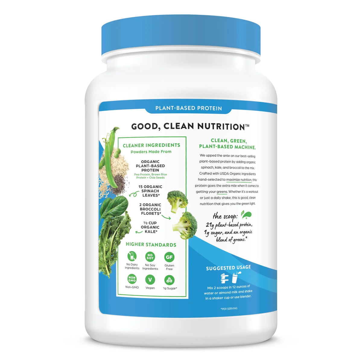 Vanilla 21g Protein & Greens Powder J821