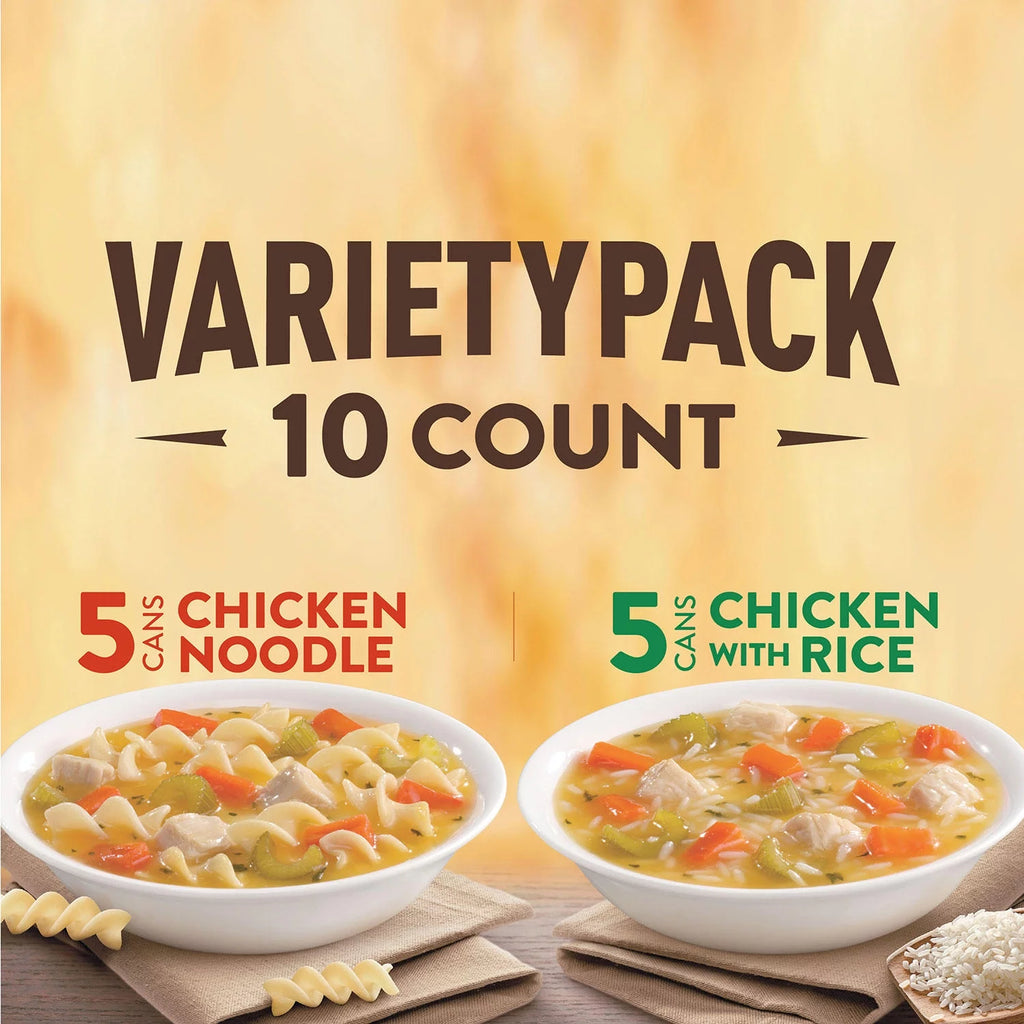 10 pk. 15 oz. Soup Variety Pack U72924