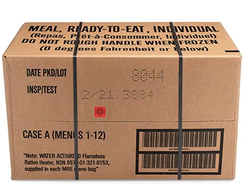 24ct MRE Meals Ready to Eat W3543