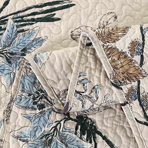 3 Piece Queen Cotton Quilt Set with Pillowcases L694490