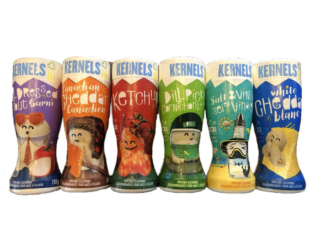 Kernels Popcorn Seasoning Bundle 6 Flavours D54955